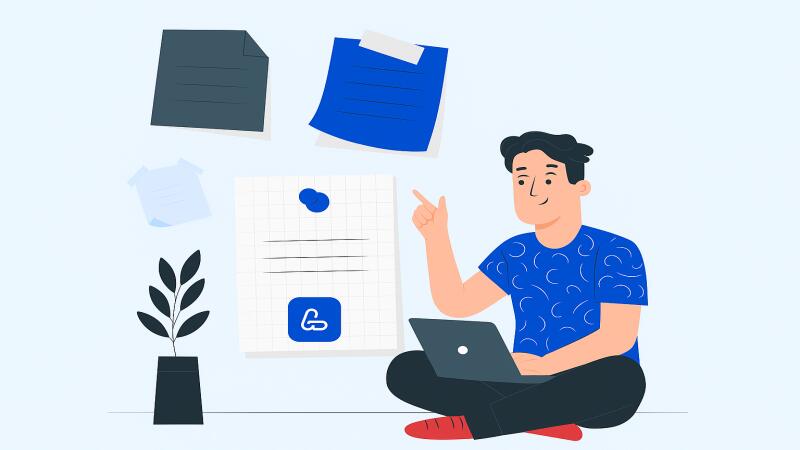 Illustration showing SEO specialist building dofollow backlinks
