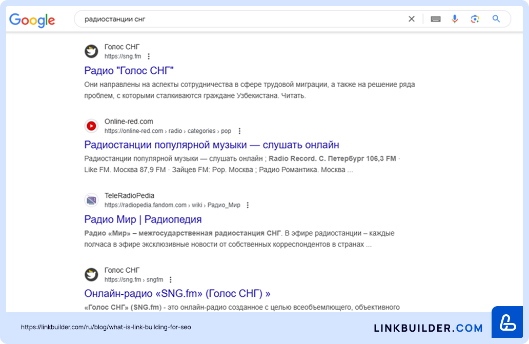 Поиск ключевого слова через Google