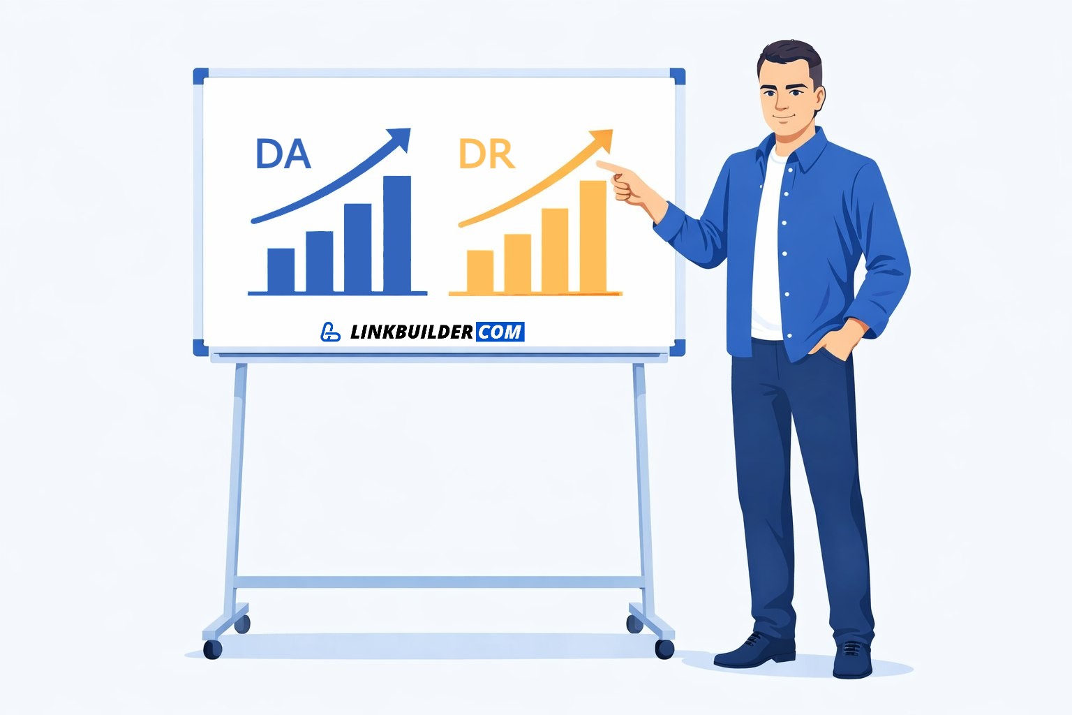 An explanation of what DA and DR metrics represent