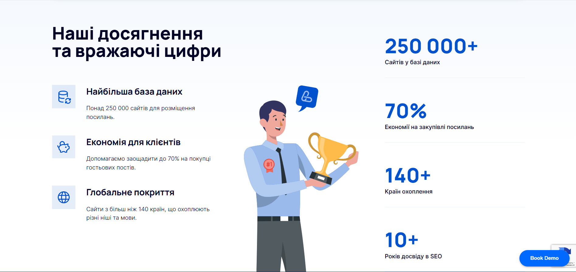 Сторінка «Про нас» LinkBuilder.com