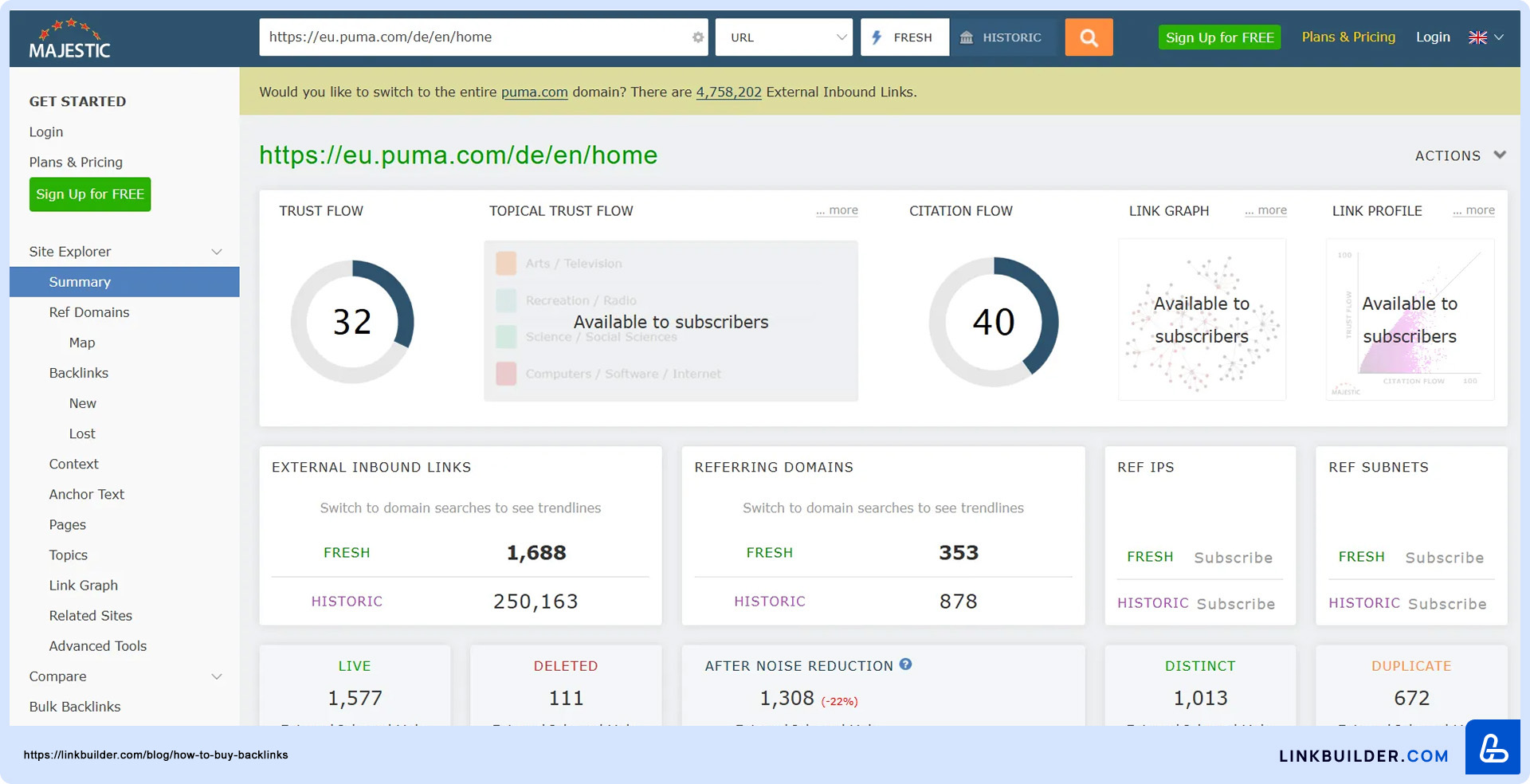 Overview of the Trust Flow metric from Majestic, highlighting its importance in assessing website quality and authority.