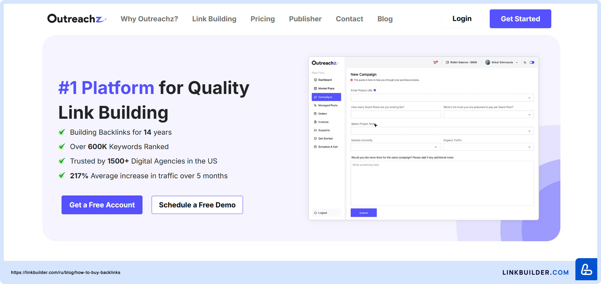 OutreachZ – Получите гостевые посты через аутрич с реальными блогерами