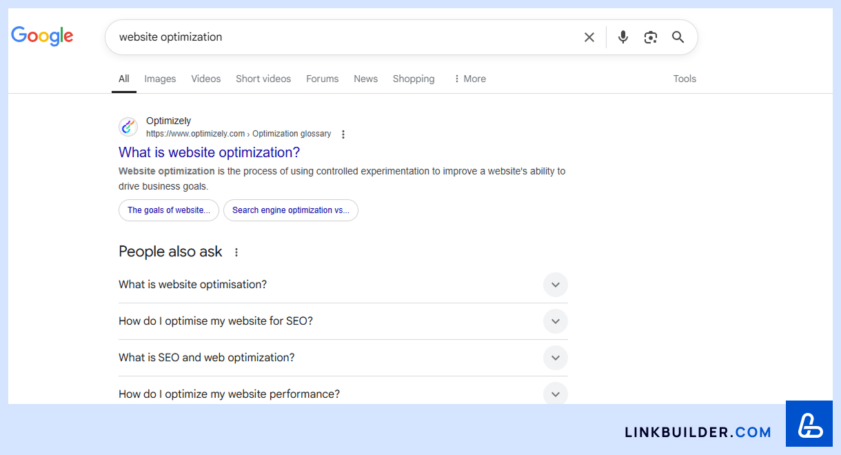 Search Each Target Keyword in Google