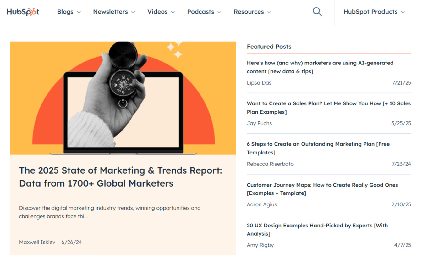Блог HubSpot