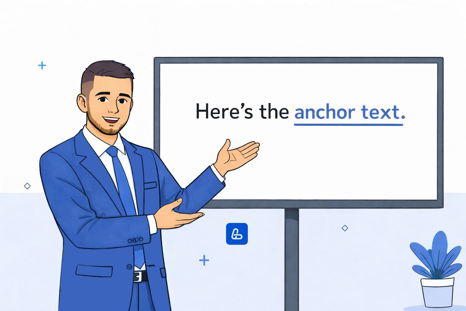 An example of anchor text