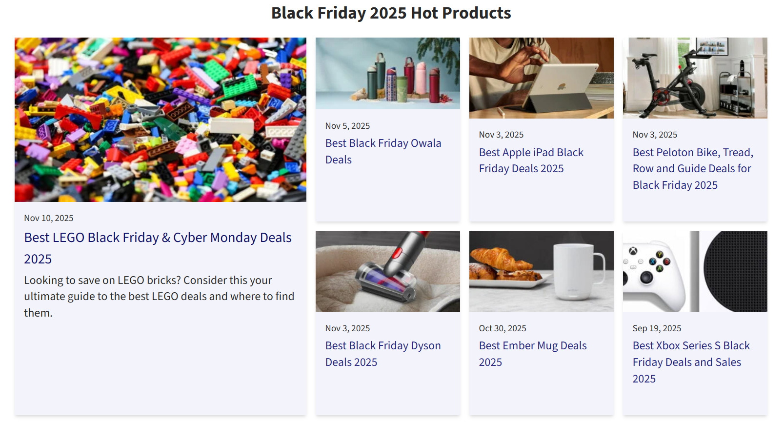 Подборка Black Friday 2025 Hot Products на blackfriday.com Пример – подборка Black Friday 2025 Hot Products на сайте blackfriday.com