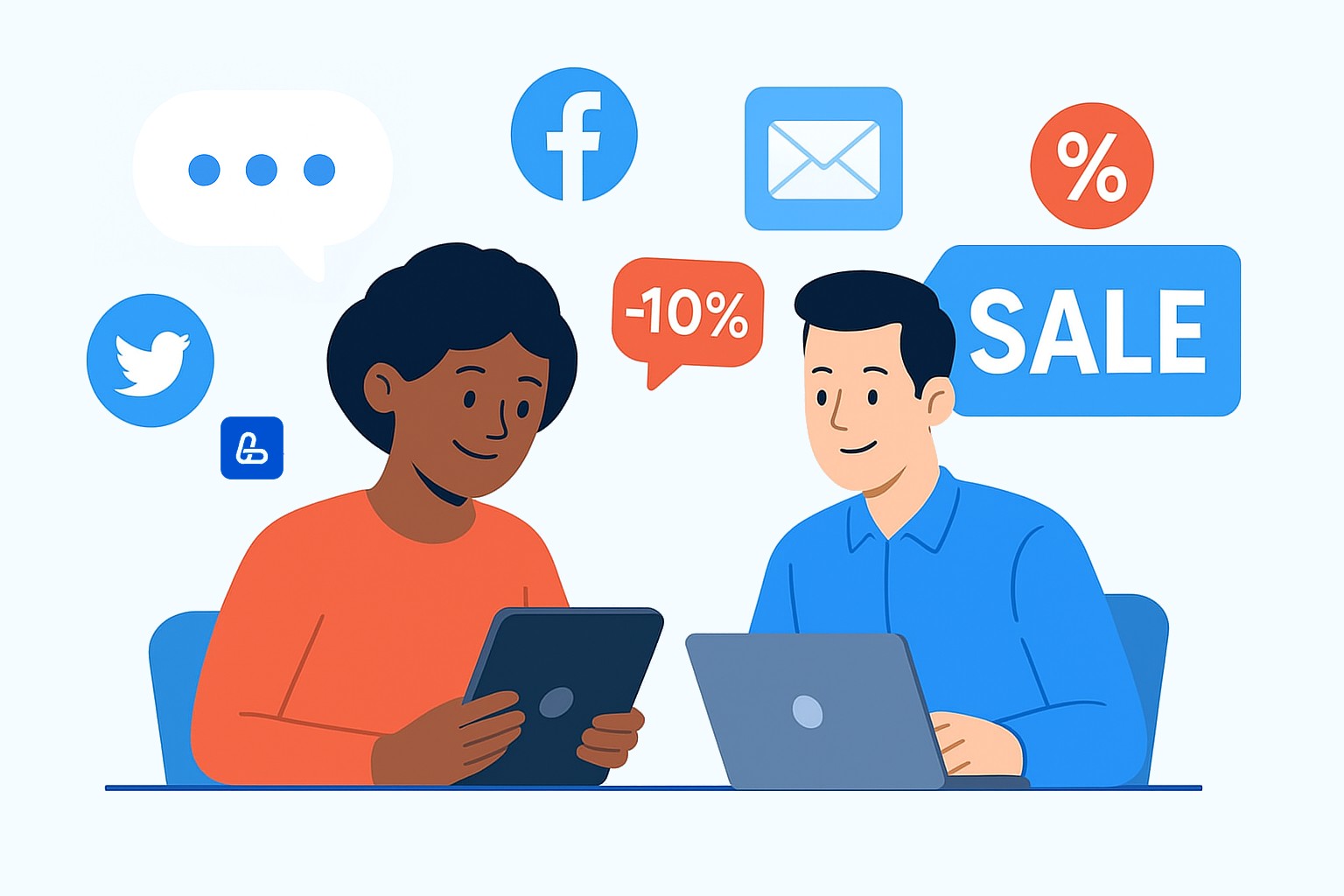 Работа с соцсетями, чат-ботами и email-рассылками Работаем с соцсетями, чат-ботами и email-рассылками в Черную пятницу