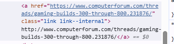 checking links in Chrome