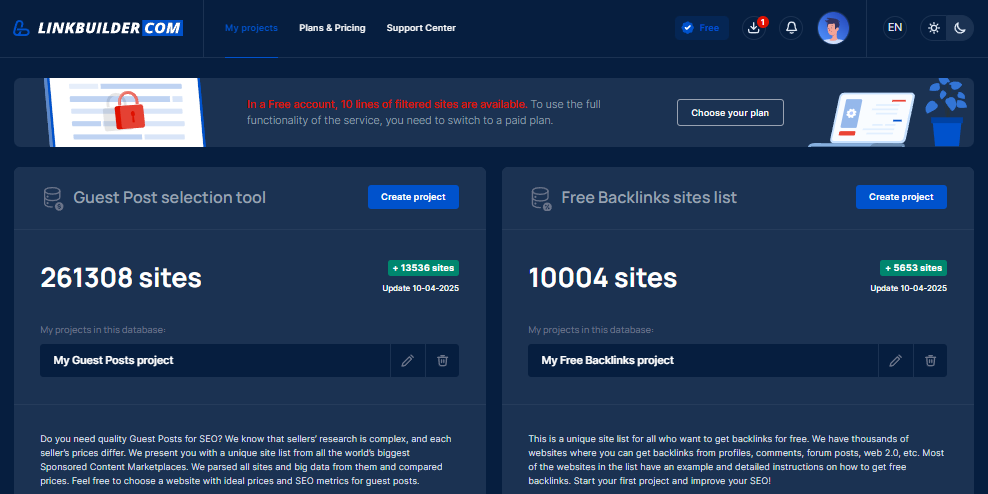 Guest Post Selection Tool