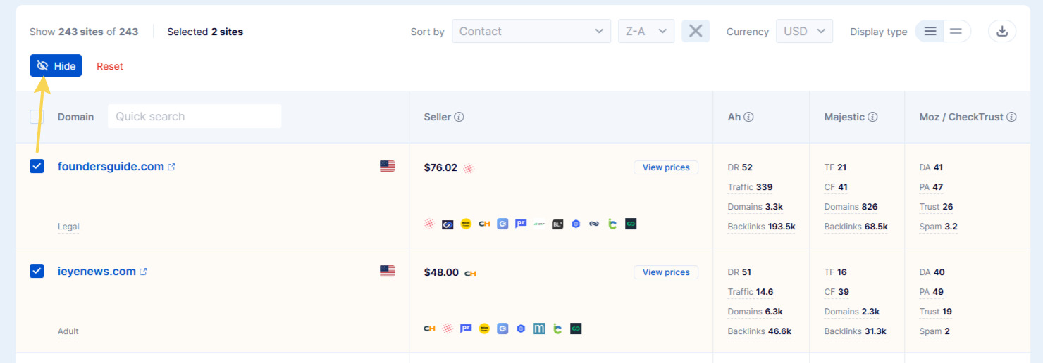 How to remove a used platform from the table