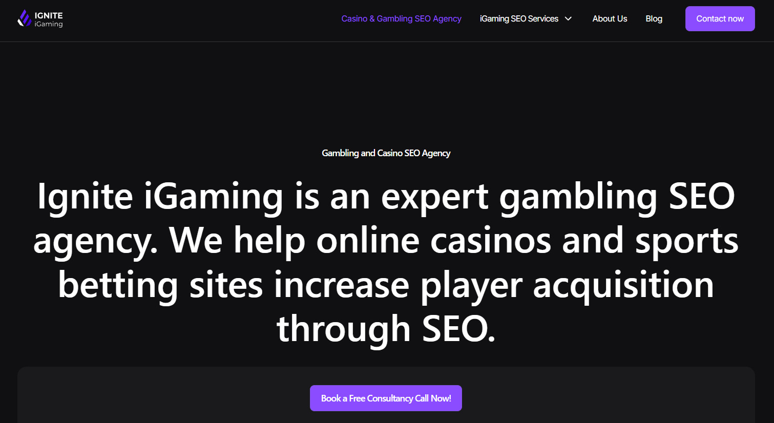 Ignite iGaming Ignite iGaming backlink ordering page