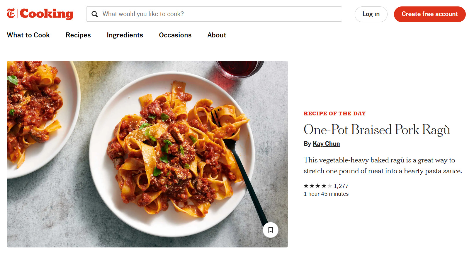 NYT – cooking.nytimes.com subdomain The New York Times subdomain – cooking.nytimes.com