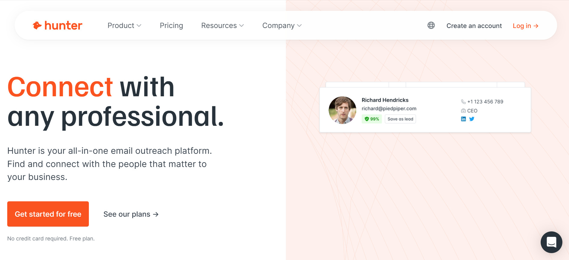 Hunter.io for Contact Discovery