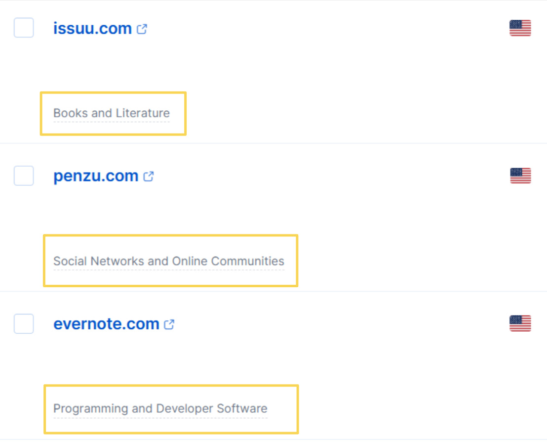 Platform Niches in the Database