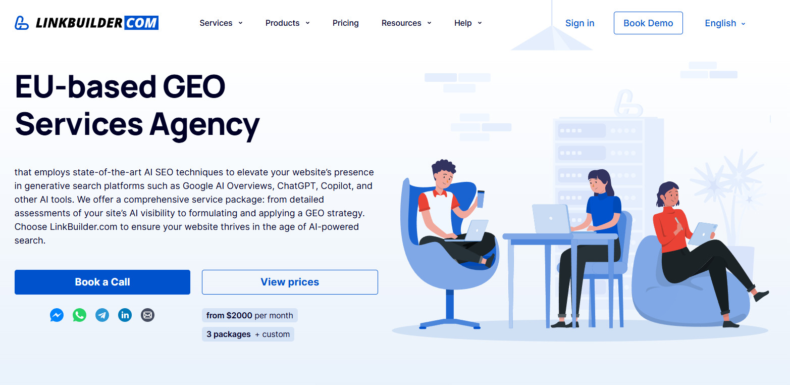Order GEO (AI SEO) services at LinkBuilder.com