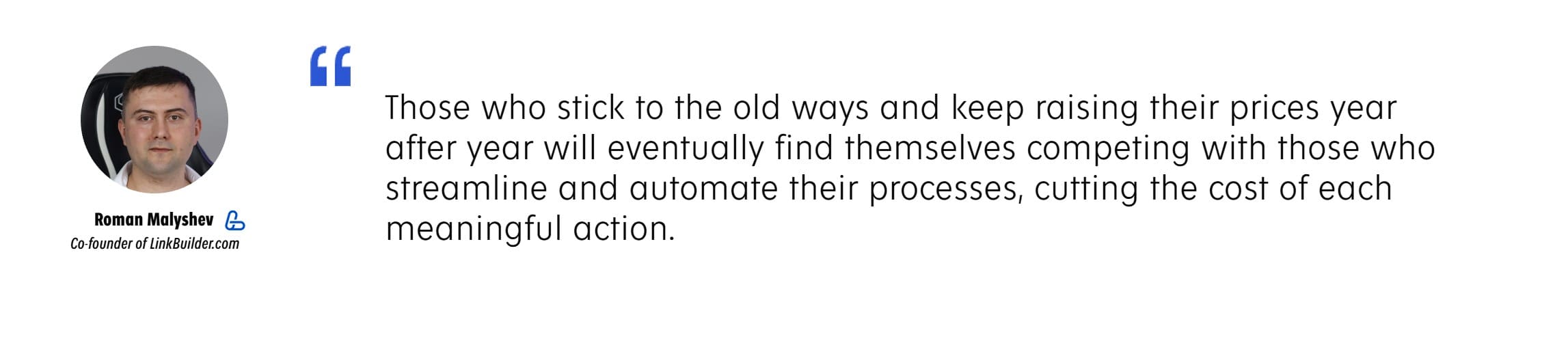 Benefits of automation and process systematization