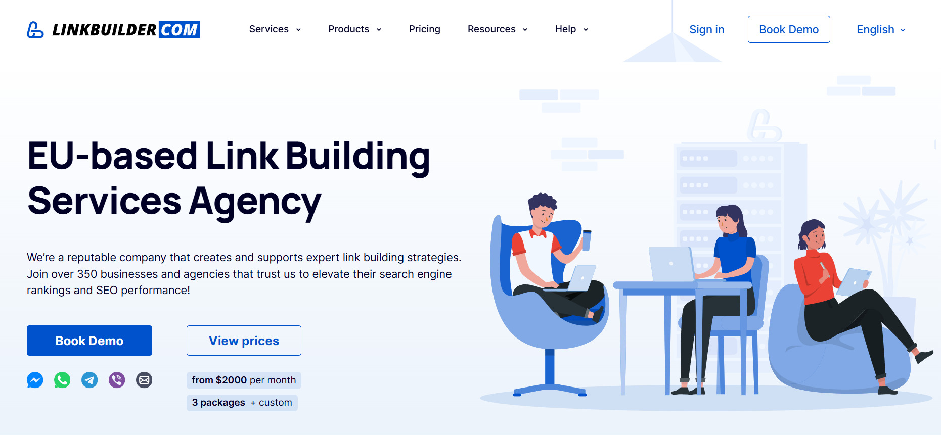 Link Building Order Page at LinkBuilder.com
