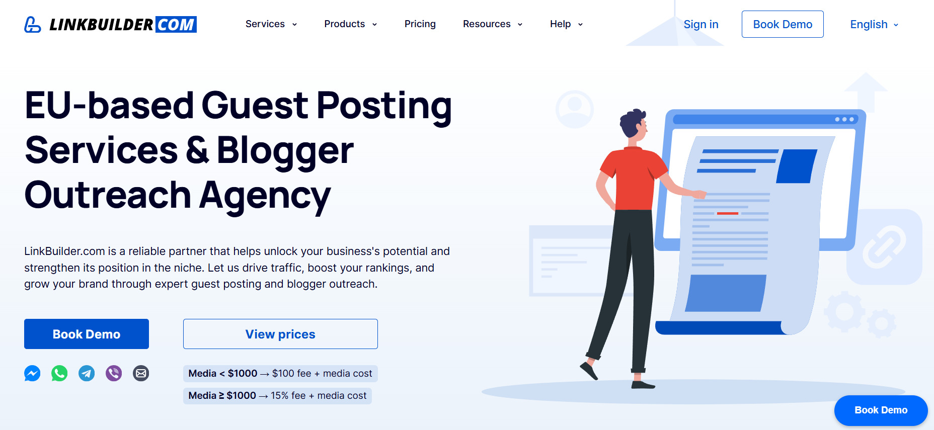 Guest Posting Order Page at LinkBuilder.com