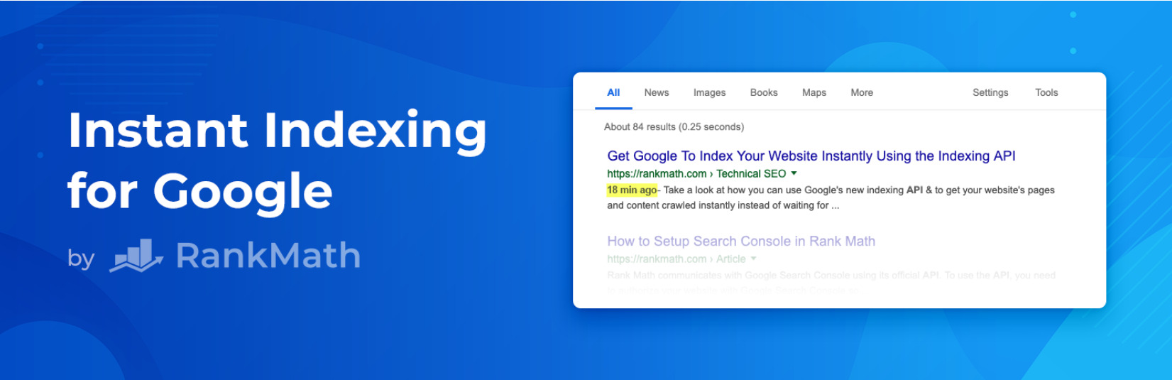 Плагин Instant Indexing от RankMath