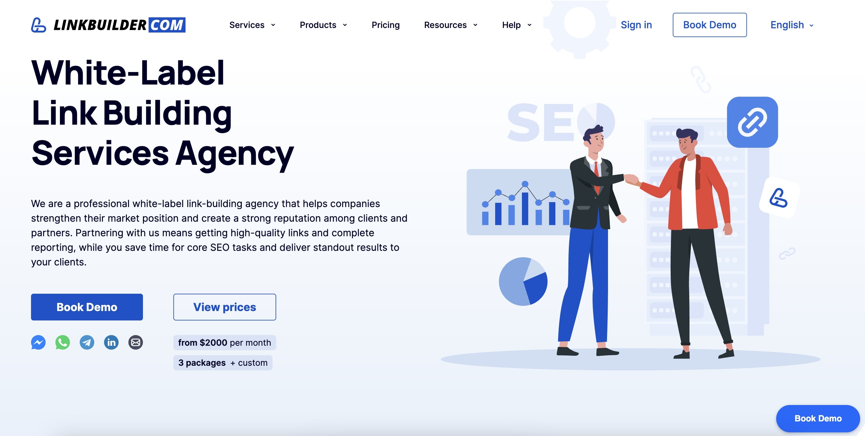 White-label link building at LinkBuilder.com