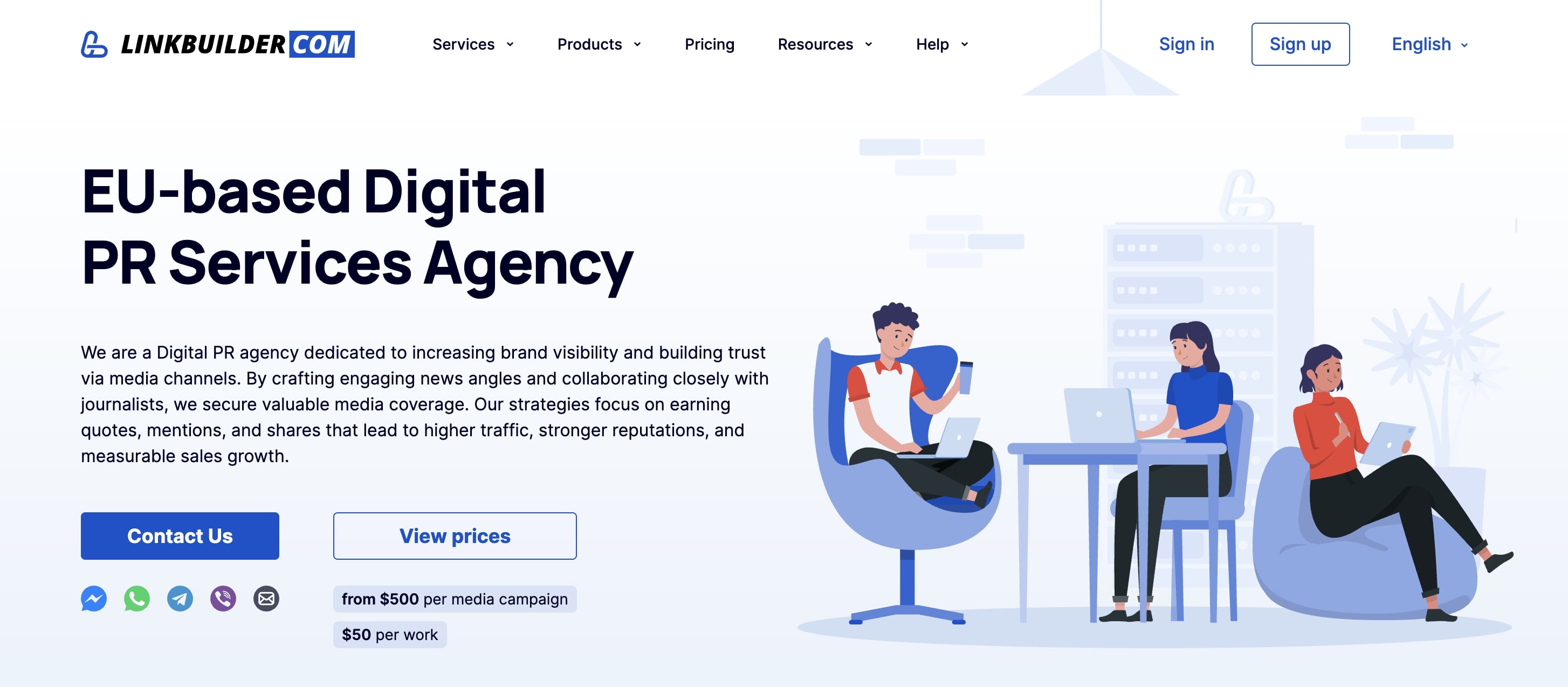 Digital PR Services Agency LinkBuilder.com
