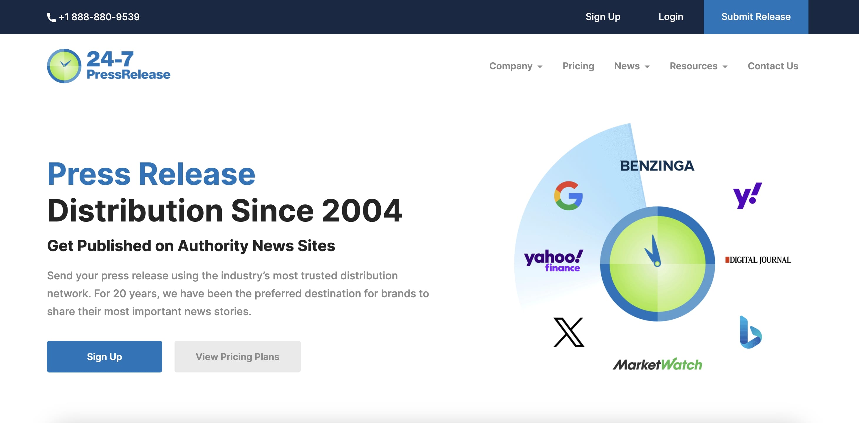 Adding press release to 24-7pressrelease.com