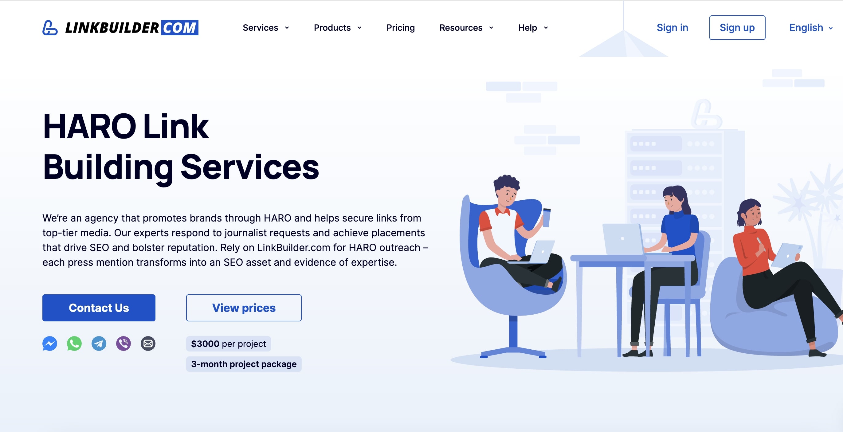 HARO Link Building Services LinkBuilder.com