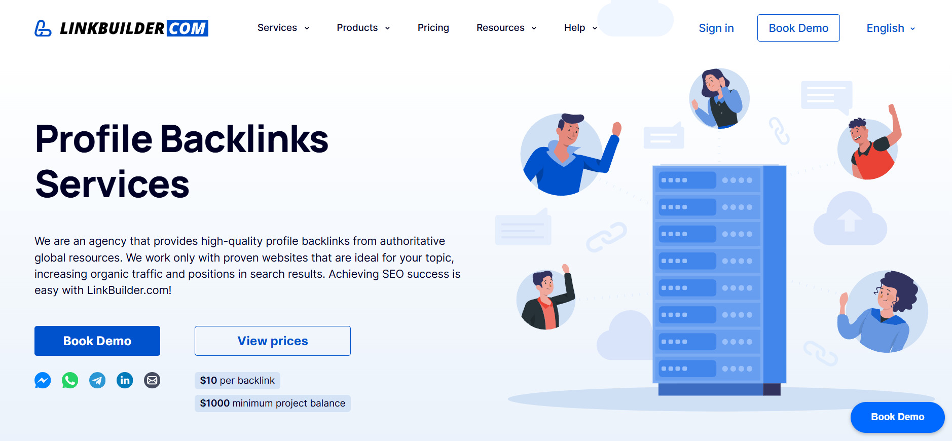 How to order profile links from LinkBuilder.com