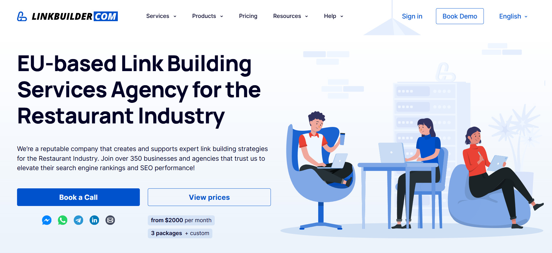 Link building for restaurants on LinkBuilder.com Order link building for restaurants on LinkBuilder.com