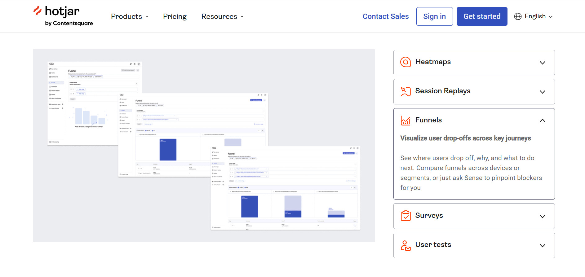Sales funnels in Hotjar Working with sales funnels in Hotjar
