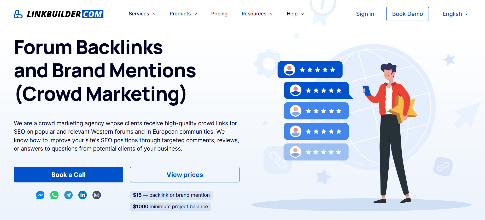 Order Crowd Marketing at LinkBuilder.com