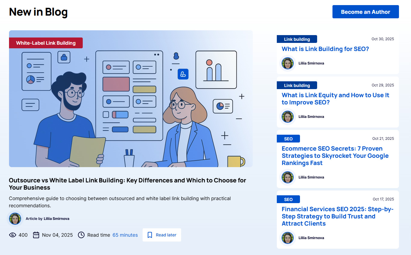 Что нового в нашем блоге Обновления блога LinkBuilder.com