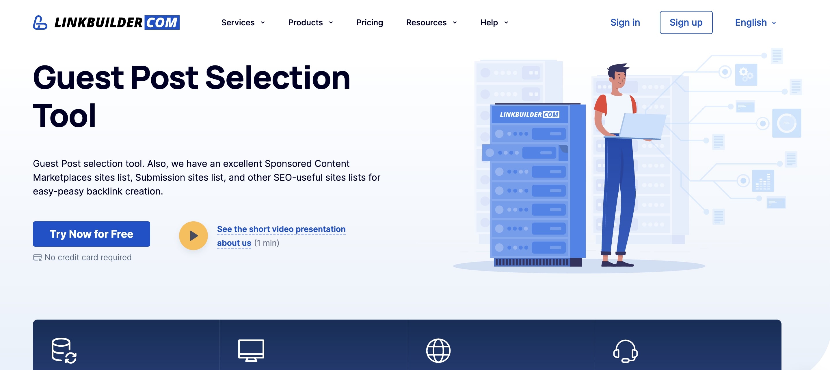 Guest Post Selection Tool from LinkBuilder.com