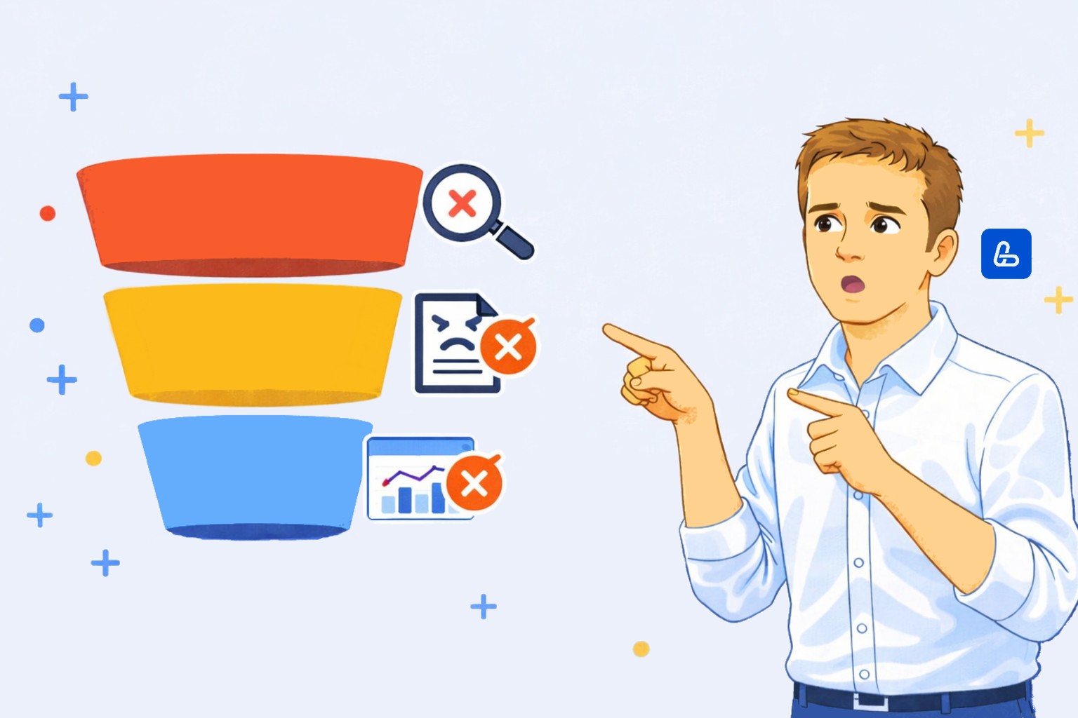 The usual mistakes with the conversion funnel SEO