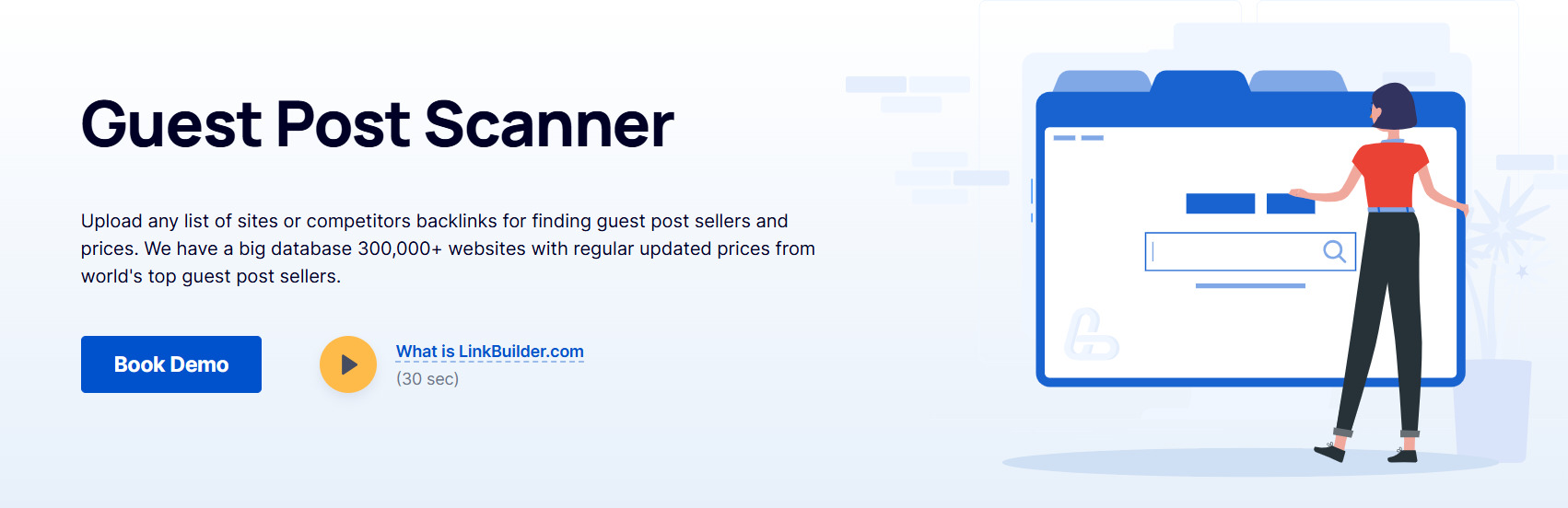 LinkBuilder.com Guest Post Scanner tool For promoting 