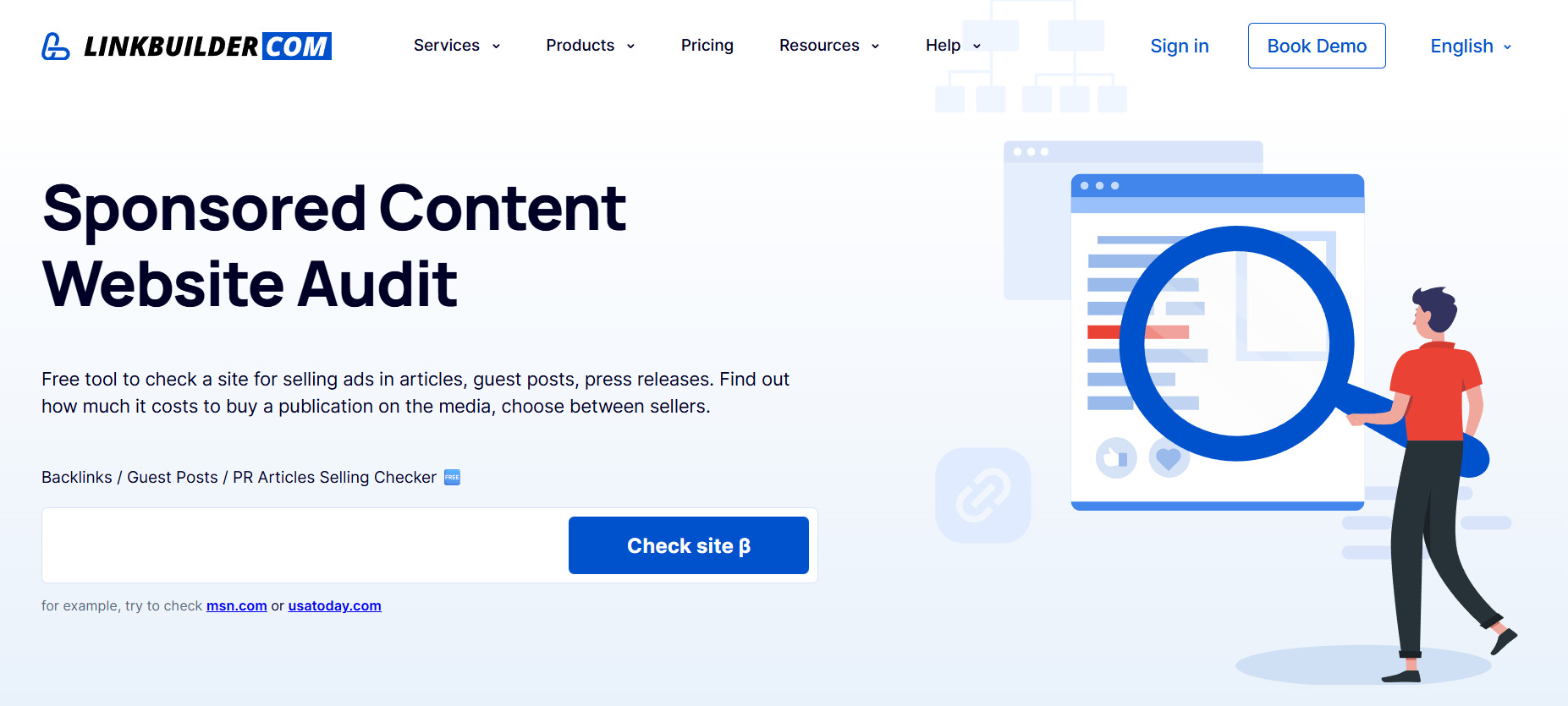 LinkBuilder.com Sponsored Content Website Audit tool LinkBuilder.com Sponsored Content Website Audit tool For promoting