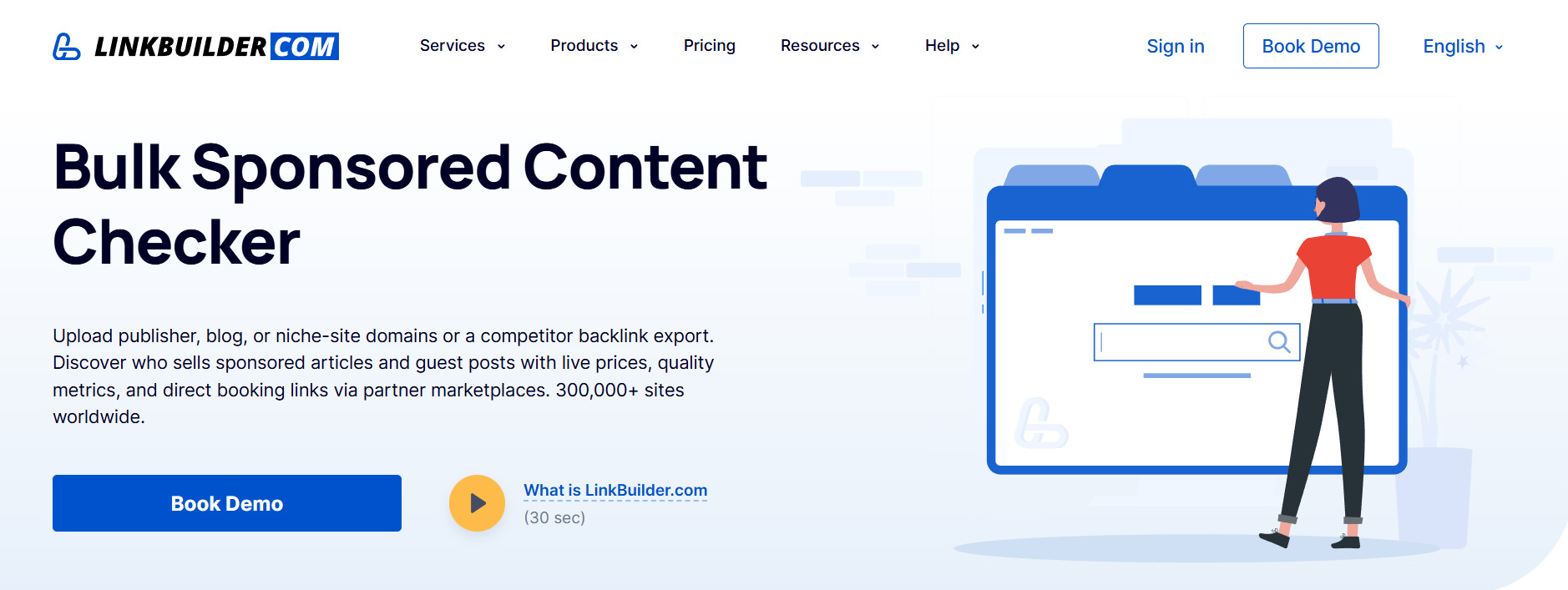 LinkBuilder.com Bulk Sponsored Content Checker tool LinkBuilder.com Bulk Sponsored Content Checker tool For promoting