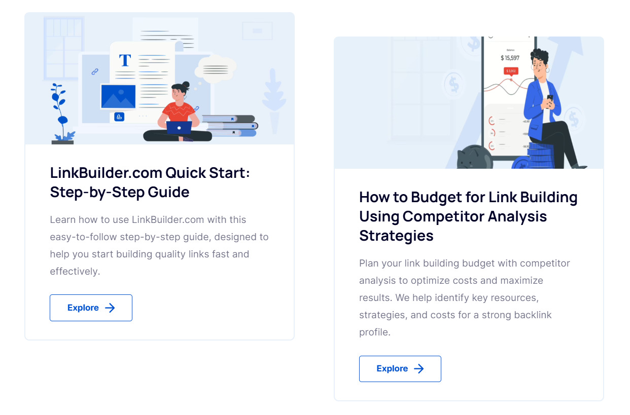 Guides in LinkBuilder.com Knowledge Base