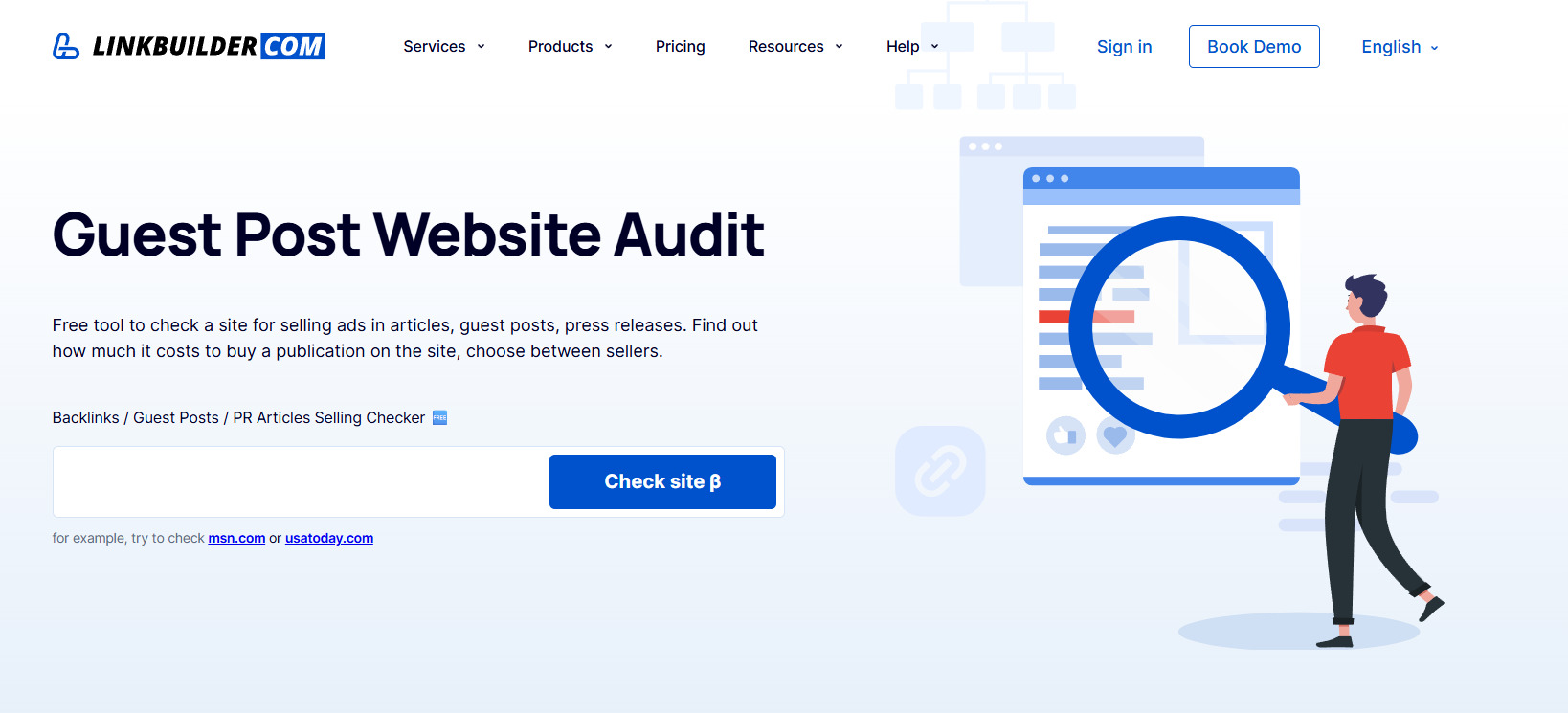 LinkBuilder.com Guest Post Website Audit