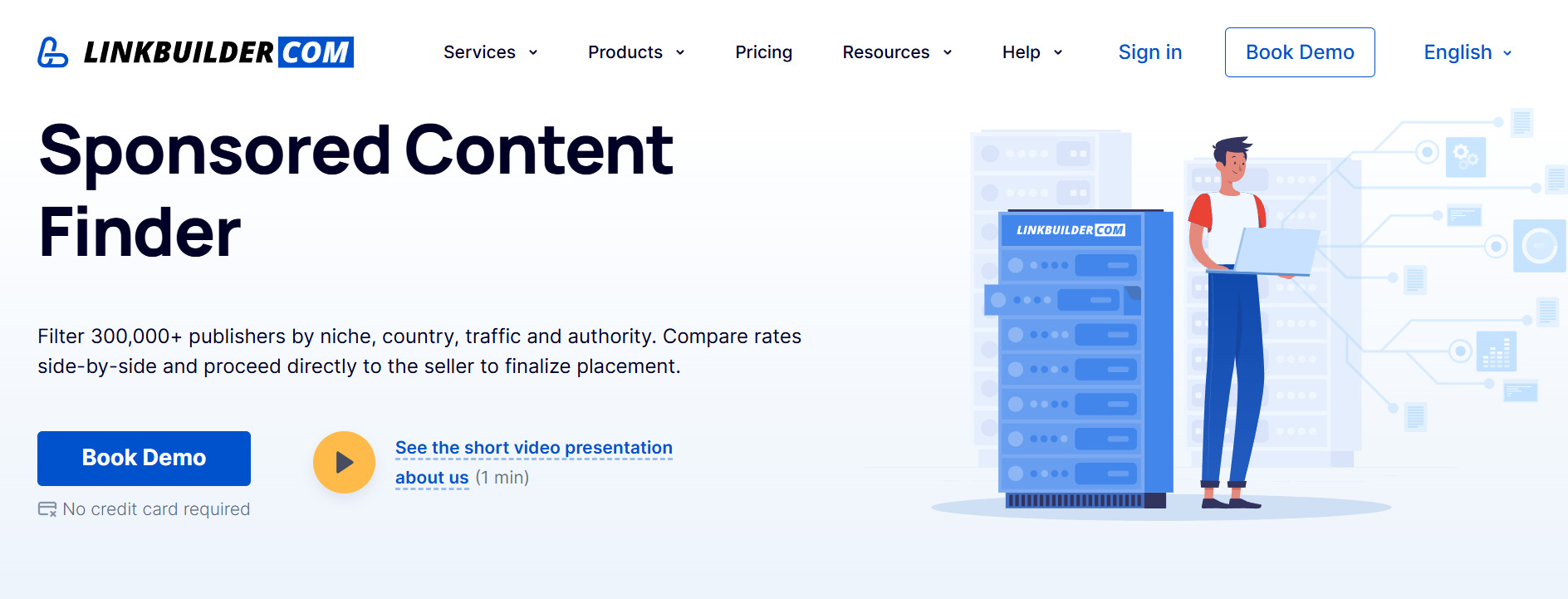 Sponsored Content Finder - LinkBuilder.com
