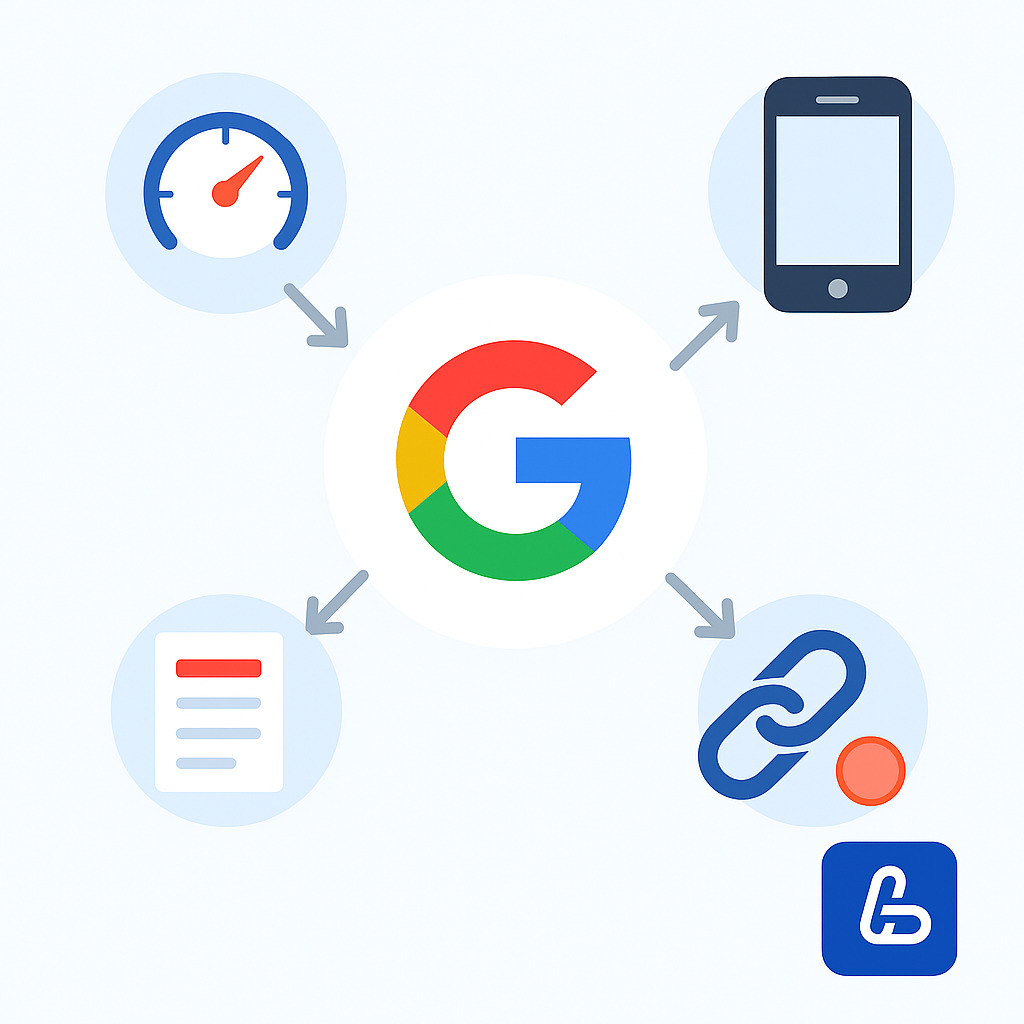 Google ranking mechanics