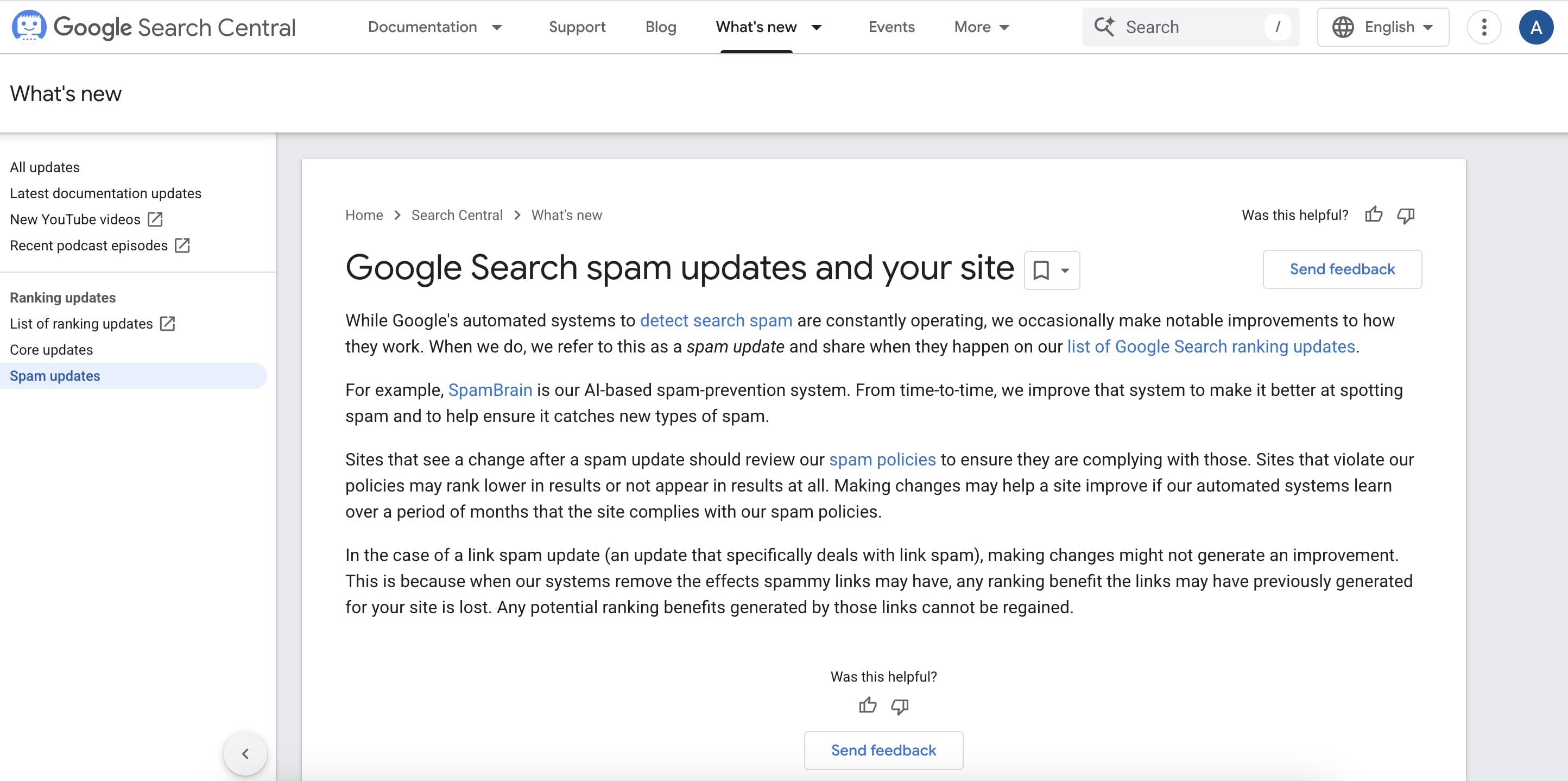 Як алгоритм SpamBrain бореться з низькоякісними посиланнями